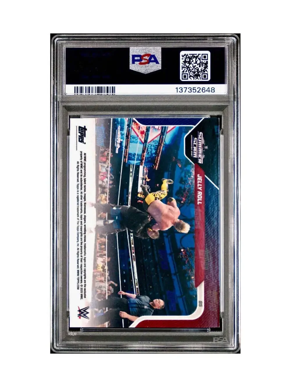 Jelly Roll 2025 Topps Now WWE #85 PSA 9 Mint